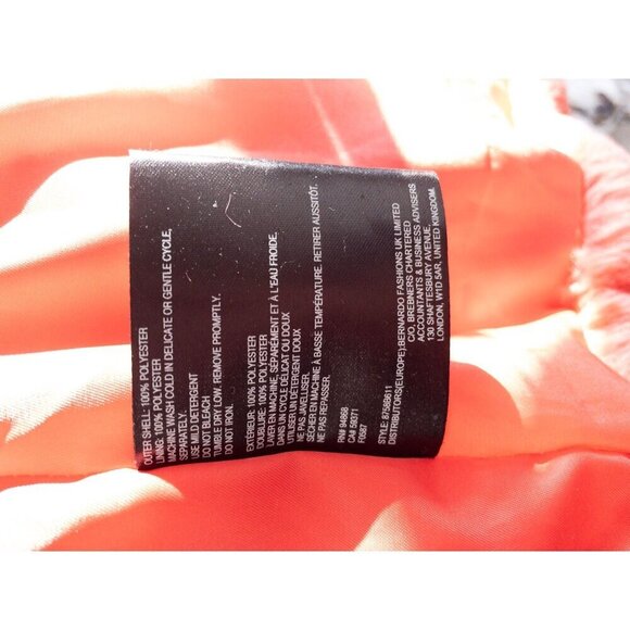 Bernardo Womens Coral Faux Fur Teddy Bear Coat Size XS - Picture 6 of 11